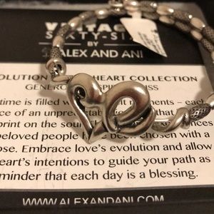 Alex and ani evolution of the heart bracelet. NWT